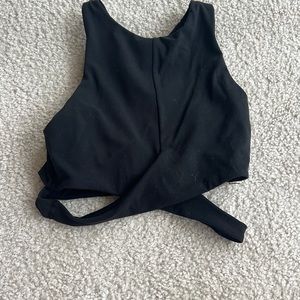 athleta cross crop tank